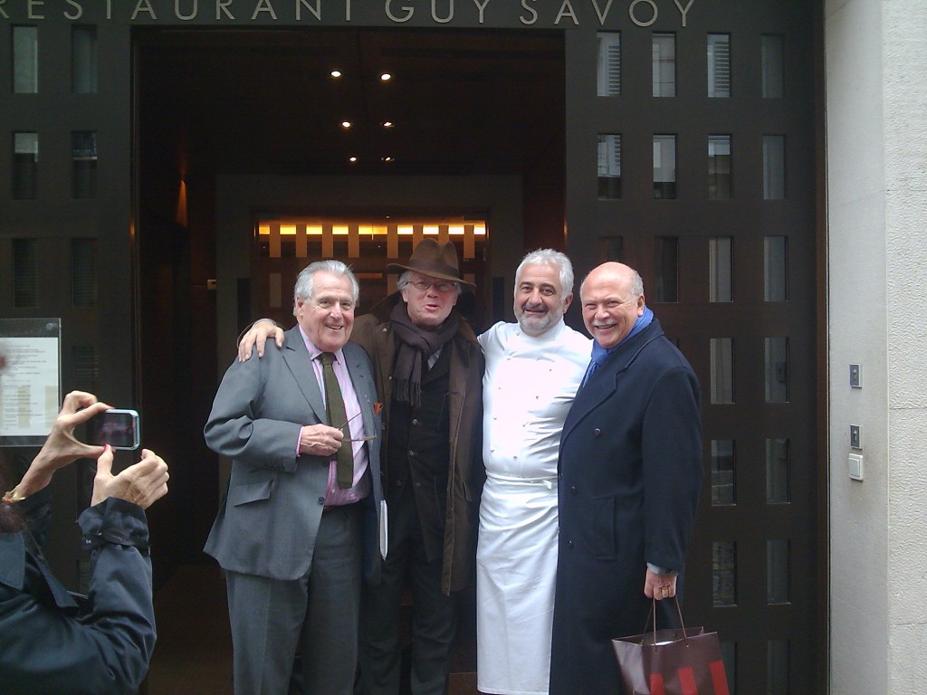 Christian Millau, GP, Guy Savoy, JP Tuil Christian Millau, GP, Guy Savoy, JP Tuil © DR