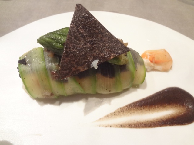 Asperge, langoustine © GP