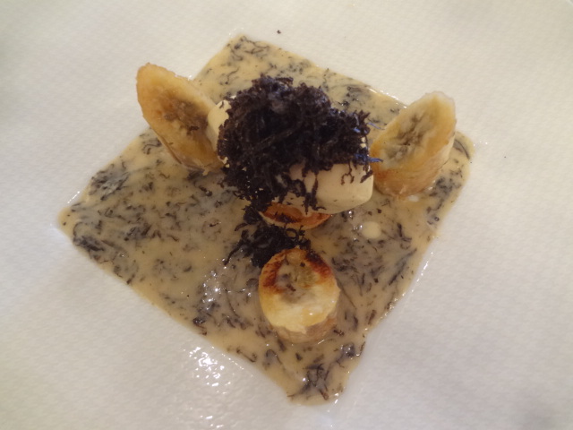 Banane flambée à la truffe © GP