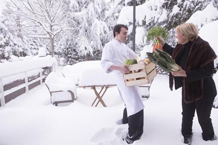 Dans la neige