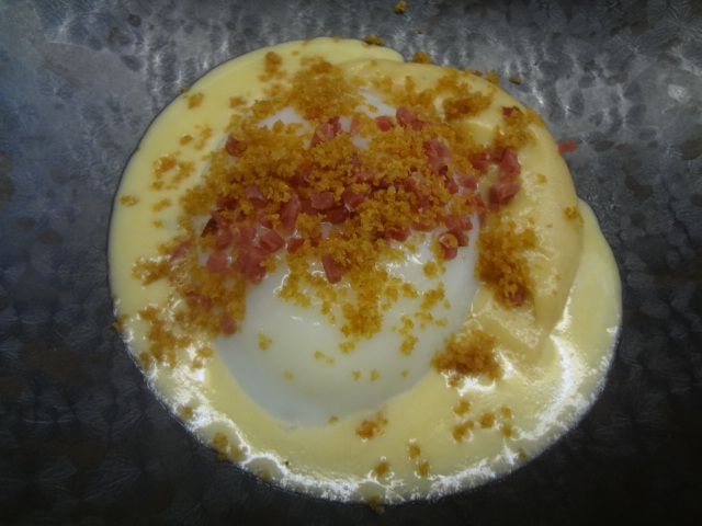 Oeuf parfait et espuma de brioche © GP