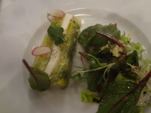 Terrine de chèvre aux poireaux © GP