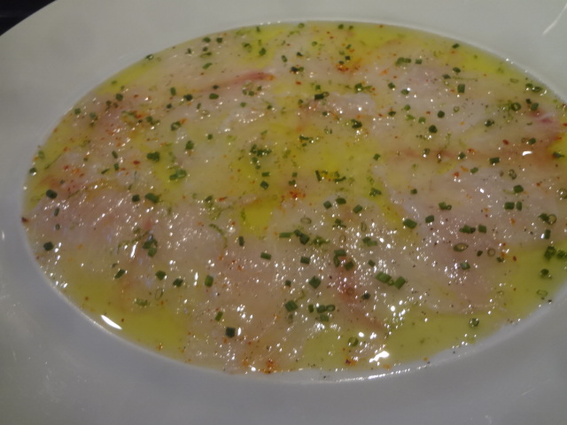 Carpaccio de daurade © GP