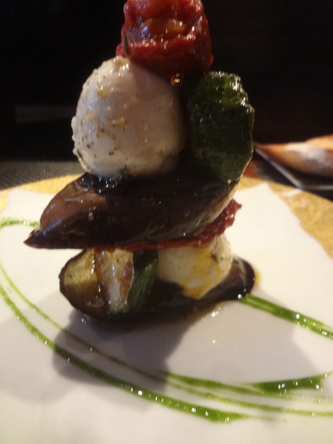 Aubergine et mozzarella © GP