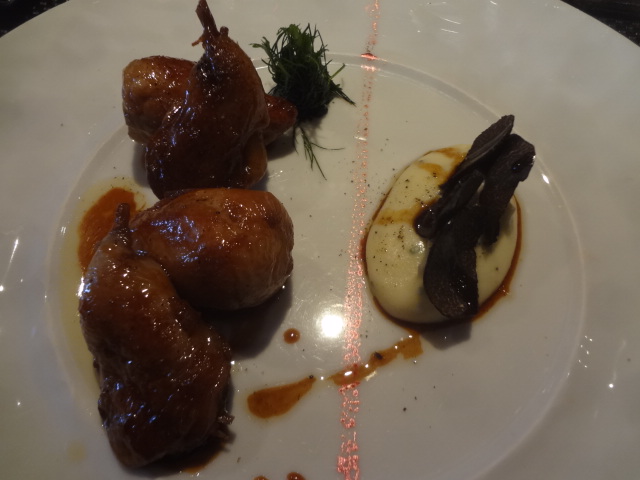 Caille farcie au foie gras © GP