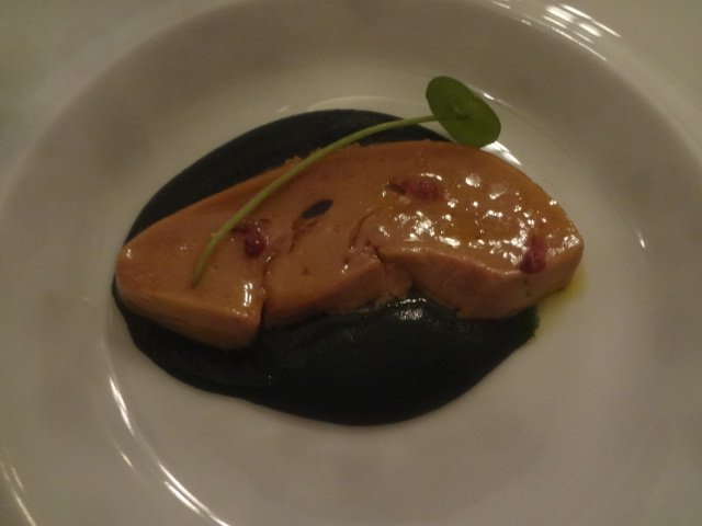 Foie gras chaud sauce cresson © GP