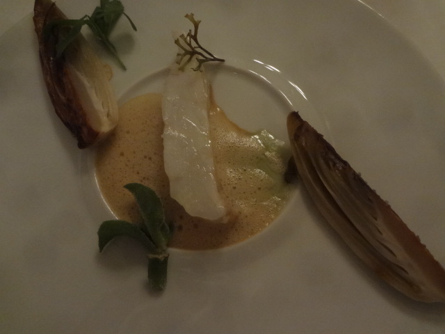 Turbot au jus de crevette © GP