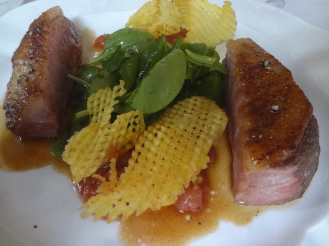 Filet de canette au chutney de prunes © GP