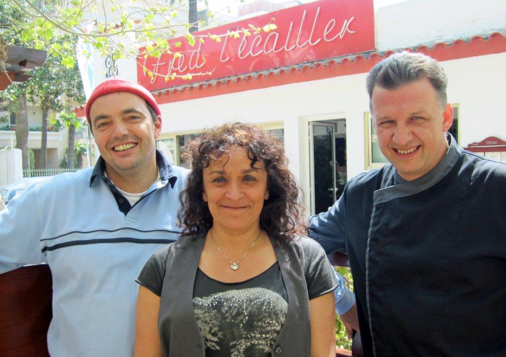 Fred, Nadia et Benoit le chef © Alain Angenost