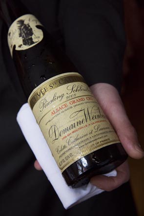 Le riesling du domaine Weinbach © Maurice Rougemont