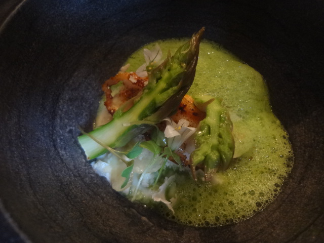 Langoustines et mousseline de chou fleur © GP