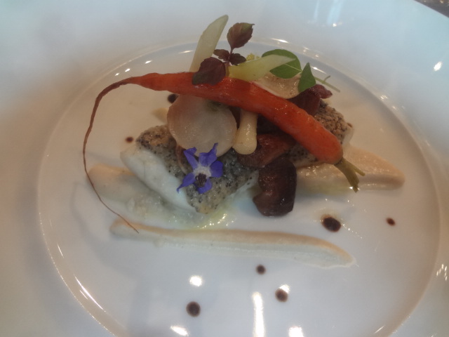 Turbot gratiné au pavot © GP