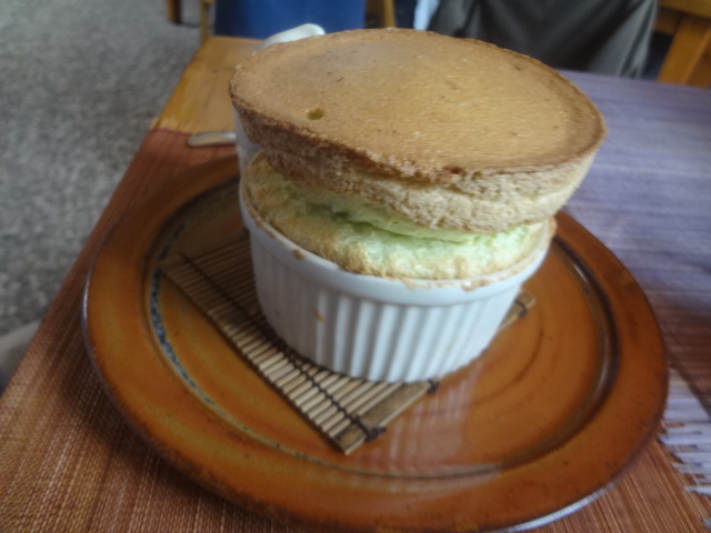 Soufflé aux petits pois © GP