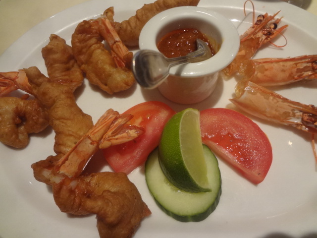 Gambas à l'ail et cumin © GP