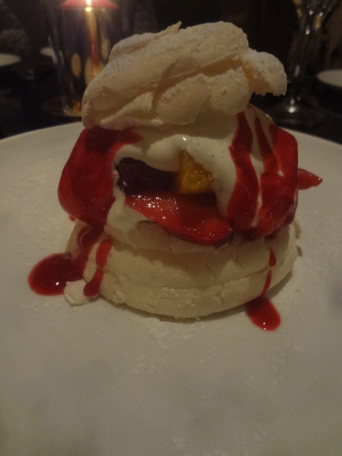 Pavlova aux fraises © GP