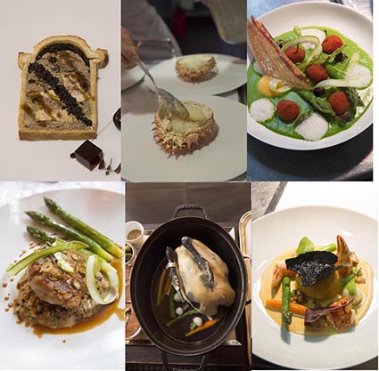Les plats © Maurice Rougemont