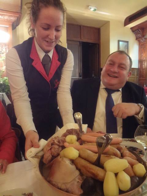Le service de la choucroute © GP