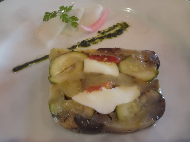 Terrine de légumes et mozza © GP