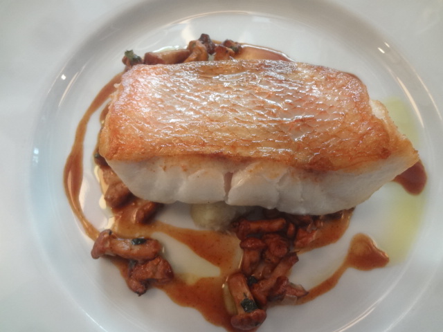 Dorade et purée d'artichauts © GP