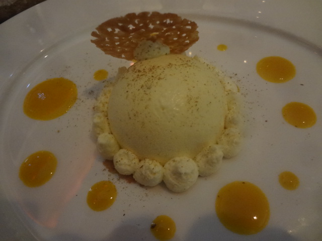 Parfait glacé vanille et mangue © GP