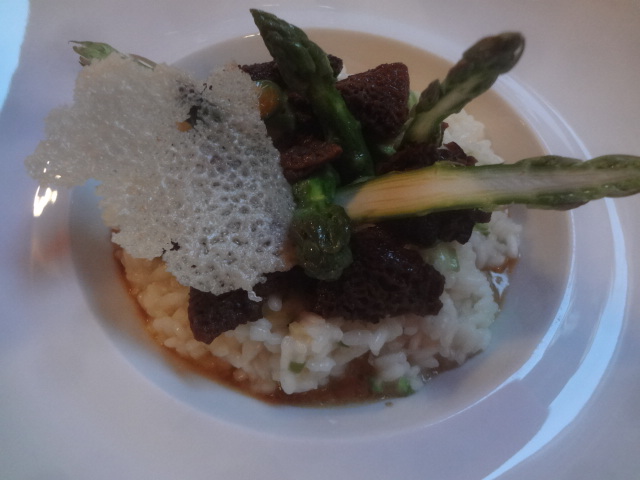 Risotto aux asperges et morilles © GP