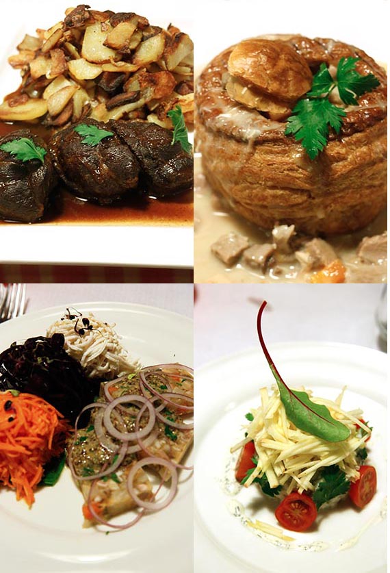 Les plats © Maurice Rougemont