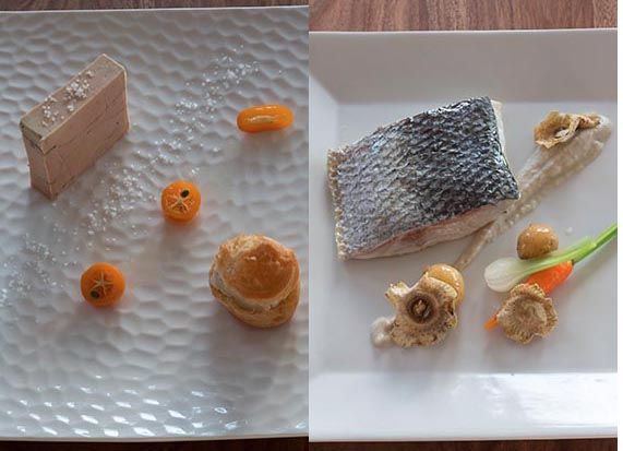 Foie gras, bar Les plats © Maurice Rougemont