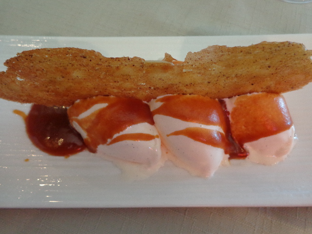 Glace vanille minute et son caramel © GP