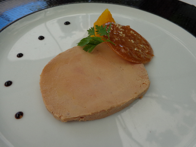 Foie gras d'oie et son chutney © GP