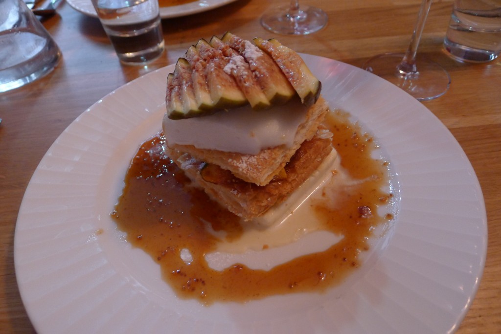 Duo de mille feuille et son parfait © JPE