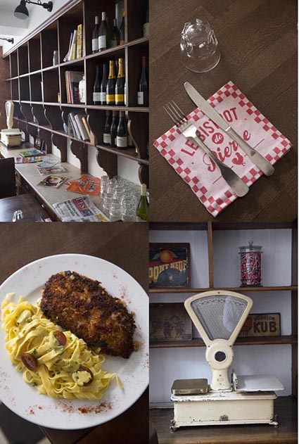 Ambiance et escalope cordon bleu © Maurice Rougemont