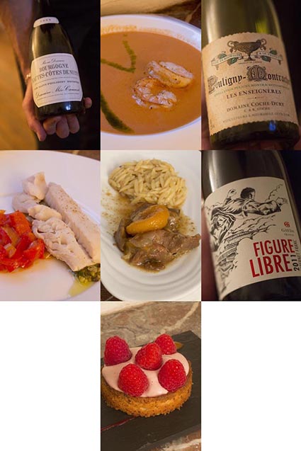 Plats et vins © Maurice Rougemont