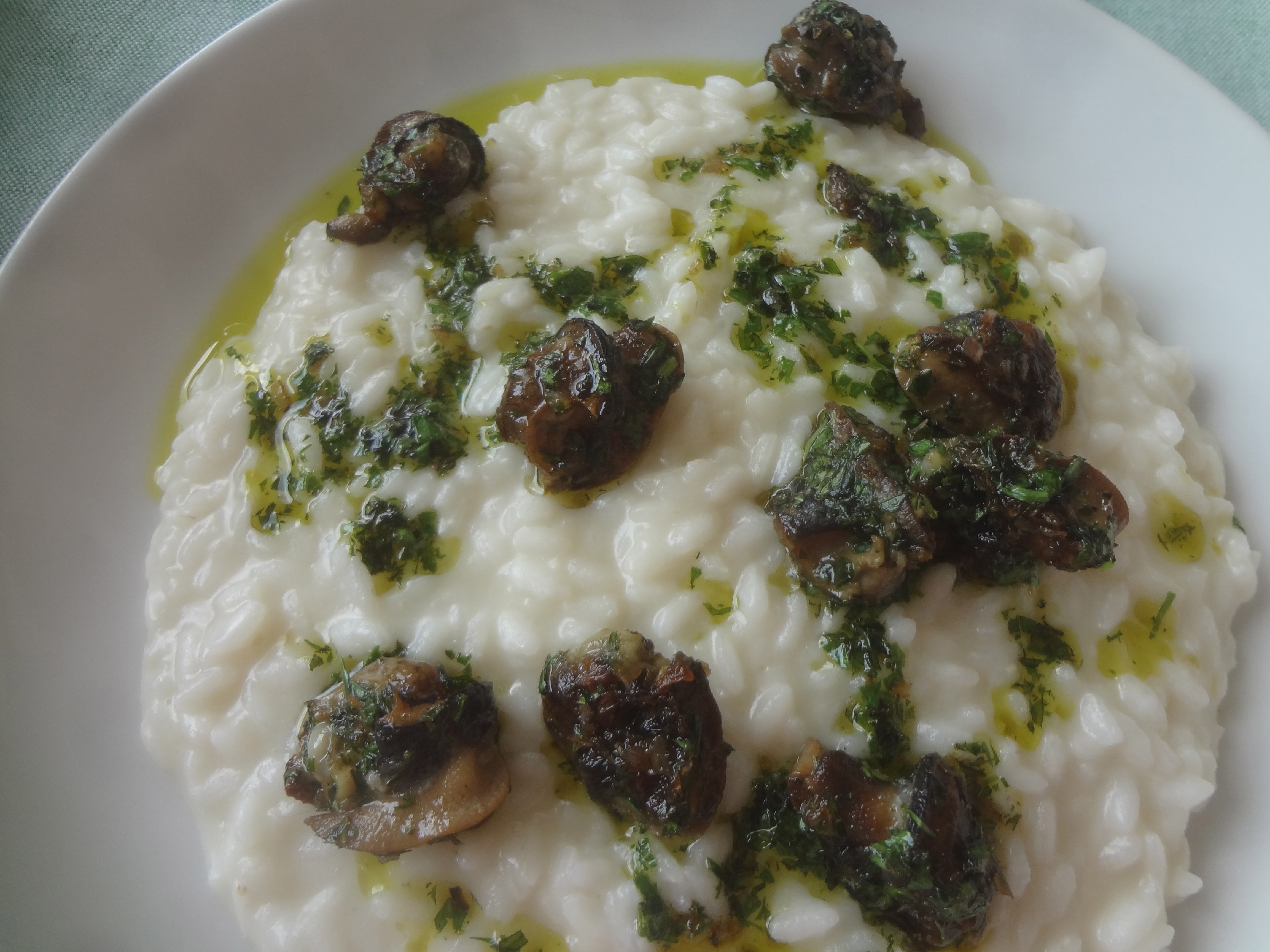 Risotto aux escargots © GP