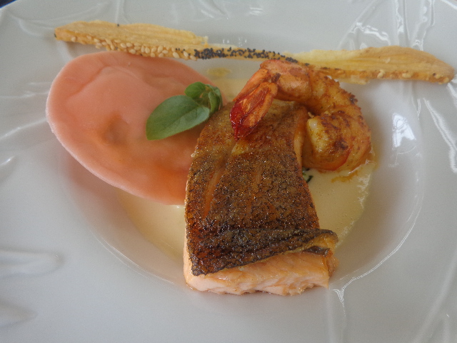 Raviole de homard et truite saumonée © GP