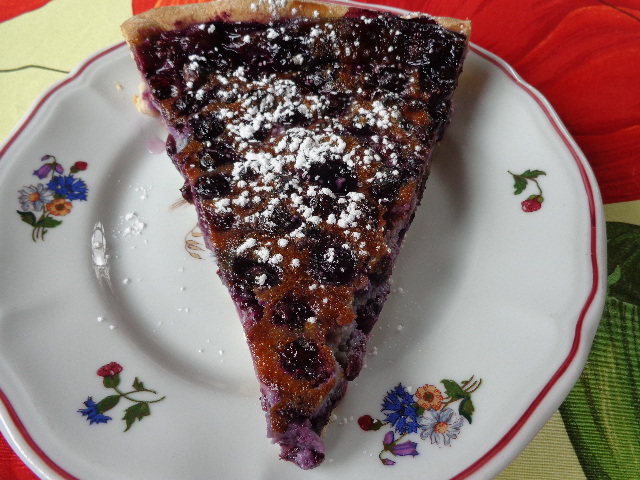 Tarte aux myrtilles © GP