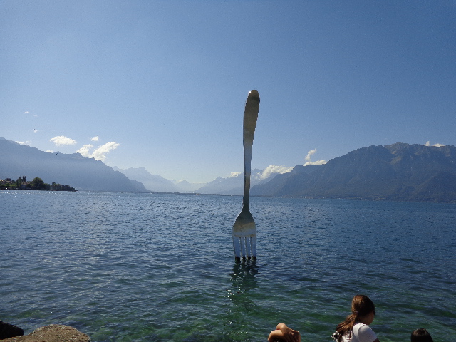 La fourchette dans le lac © GP