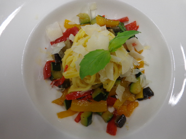 Linguine et ratatouille © GP