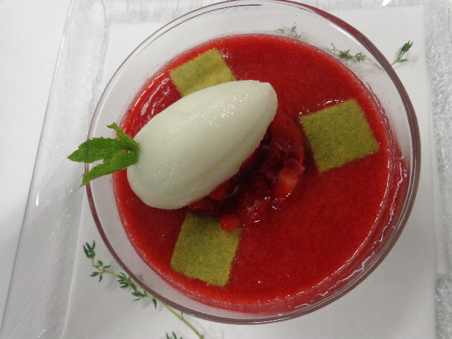 Gaspacho de fraises © GP