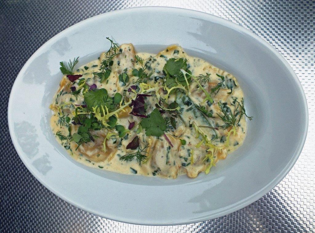 Raviolis de veau à la marjolaine © AA