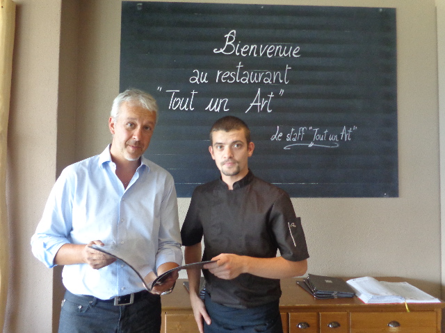 Joseph Bonvin et le chef © GP