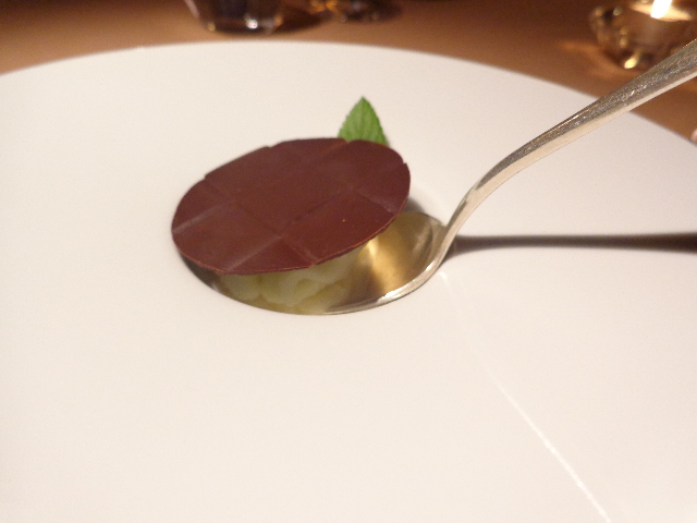 Granité menthe et panna cotta cardamome © GP