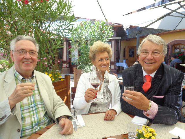 Emile et Monique Jung avec Marc Wucher © GP