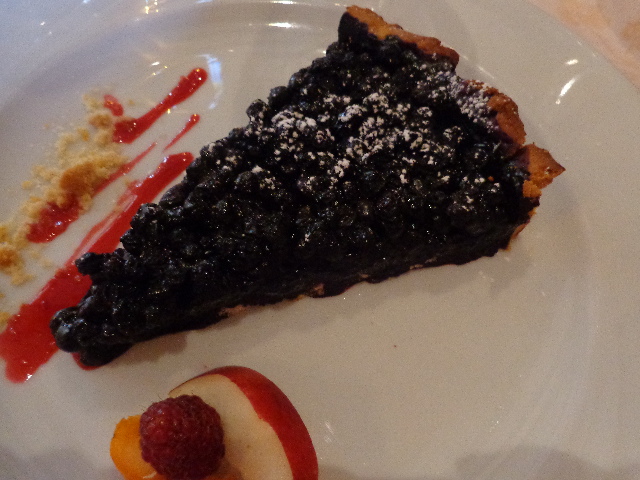 Tarte aux myrtilles © GP