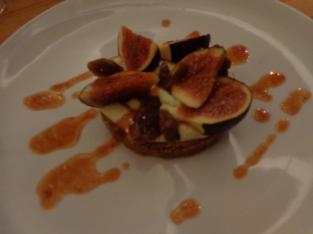 Figues et fondant pistaches © GP