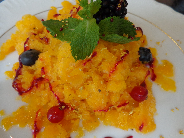 Sorbet à la mangue © GP