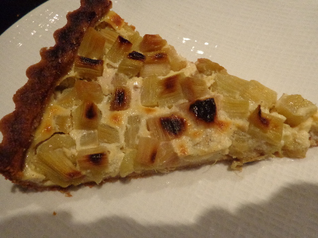 Tarte à la rhubarbe © GP