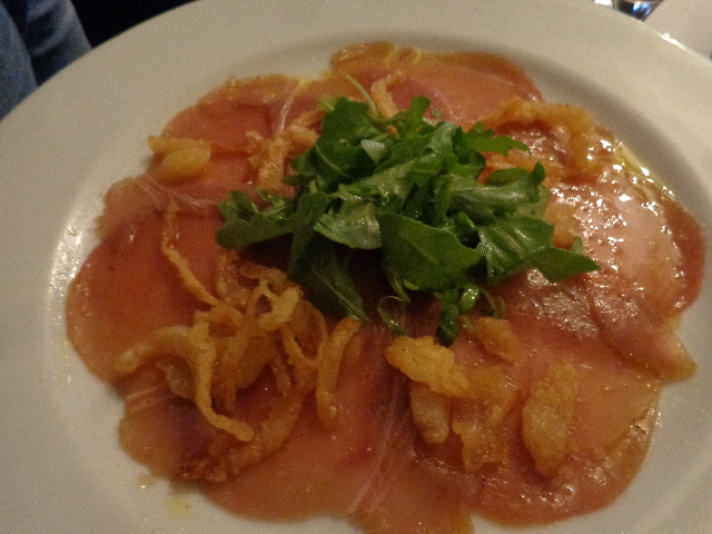 Carpaccio de thon © GP
