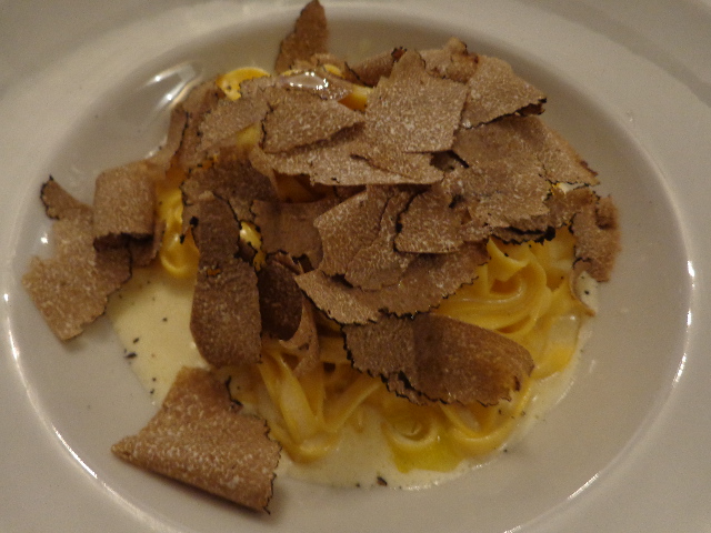 Tagliatelle à la crème de truffe © GP