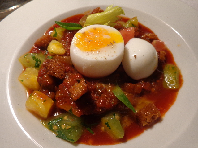 Oeuf mollet, ratatouille © GP