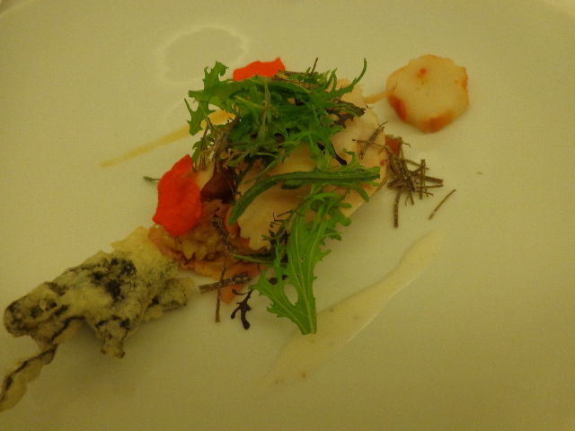 Poulet fumé, sauce wasabi © GP